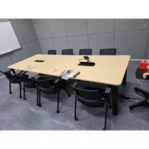 [리바트] 8인용 회의실 탁자세트(의자 8개 포함)