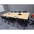 [리바트] 8인용 회의실 탁자세트(의자 8개 포함)